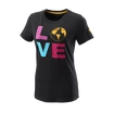 Tricou pentru femei Wilson  Love Earth Tech Tee W Black