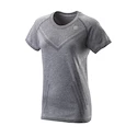 Tricou pentru femei Wilson  Power Seamless Crew Dark Grey L