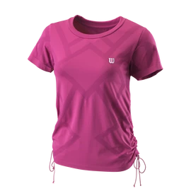 Tricou pentru femei Wilson Power Seamless Crew II W Rouge