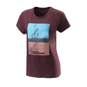 Tricou pentru femei Wilson  Scenic Tech Tee Fig