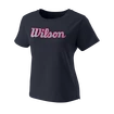 Tricou pentru femei Wilson  Script Eco Cotton Tee W India Ink  M