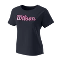 Tricou pentru femei Wilson  Script Eco Cotton Tee W India Ink  M