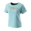 Tricou pentru femei Wilson  Script Eco Cotton Tee W Reef