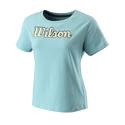 Tricou pentru femei Wilson  Script Eco Cotton Tee W Reef