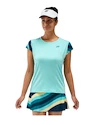 Tricou pentru femei Yonex  Women's Crew Neck Shirt 20754 Cyan