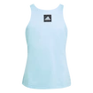 Tricou pentru fete adidas  Girls Match Tank Aqua 140 cm