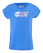 Tricou pentru fete Babolat  Exercise Cotton Tee Girl French Blue 6 - 8 ani