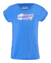 Tricou pentru fete Babolat  Exercise Cotton Tee Girl French Blue 6 - 8 ani