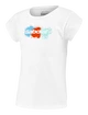 Tricou pentru fete Babolat  Exercise Cotton Tee Girl White