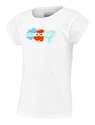 Tricou pentru fete Babolat  Exercise Cotton Tee Girl White