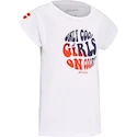 Tricou pentru fete Babolat  Exercise Cotton Tee Girl White