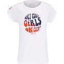 Tricou pentru fete Babolat  Exercise Cotton Tee Girl White