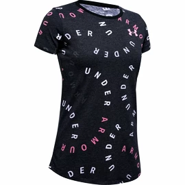 Tricou pentru fete Under Armour Live Printed Wm Ss T-Shirt