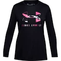 Tricou pentru fete Under Armour  Tech Graphic Big Logo LS T-Shirt-BLK