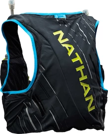 Vestă de alergare pentru bărbați Nathan Pinnacle Series Vapor 4 l M Black/Finish Lime