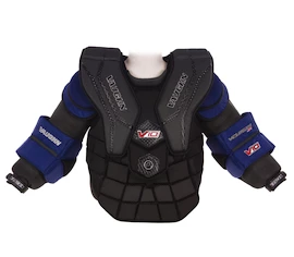 Vestă de hochei pentru portar Vaughn Velocity 10 Black/Blue Junior